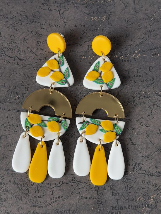 XL auskari - Citroni