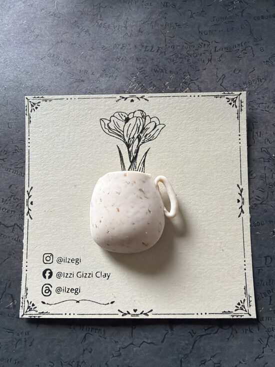 Vāzīte- magnēts, bēšīgs