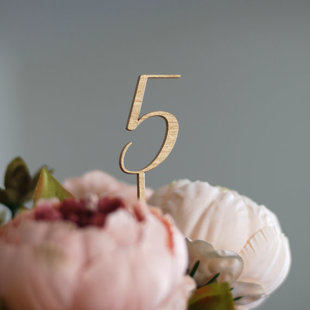 Table numbers and signs